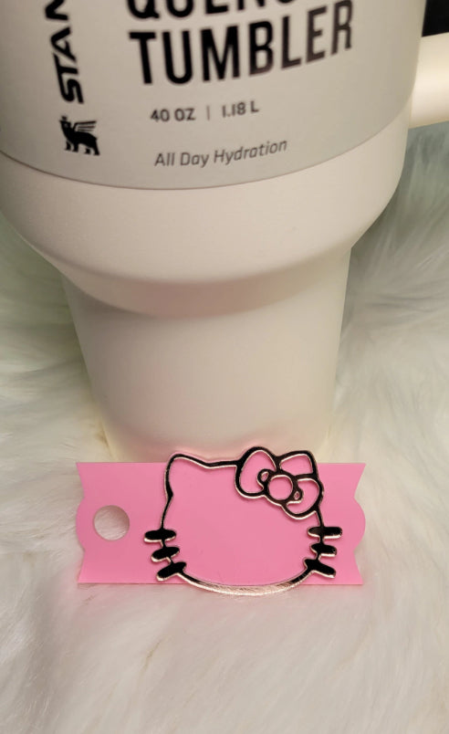 Kawaii Kitty Tumbler Topper