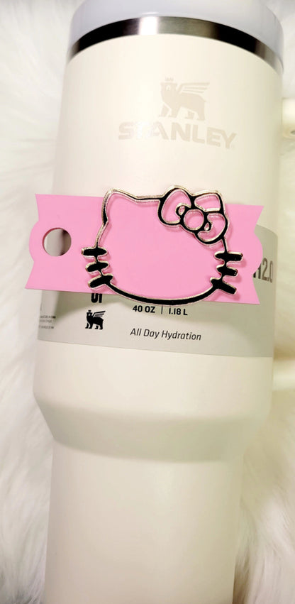 Kawaii Kitty Tumbler Topper