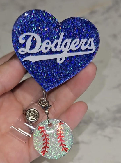 Los Angeles Blue Baseball heart