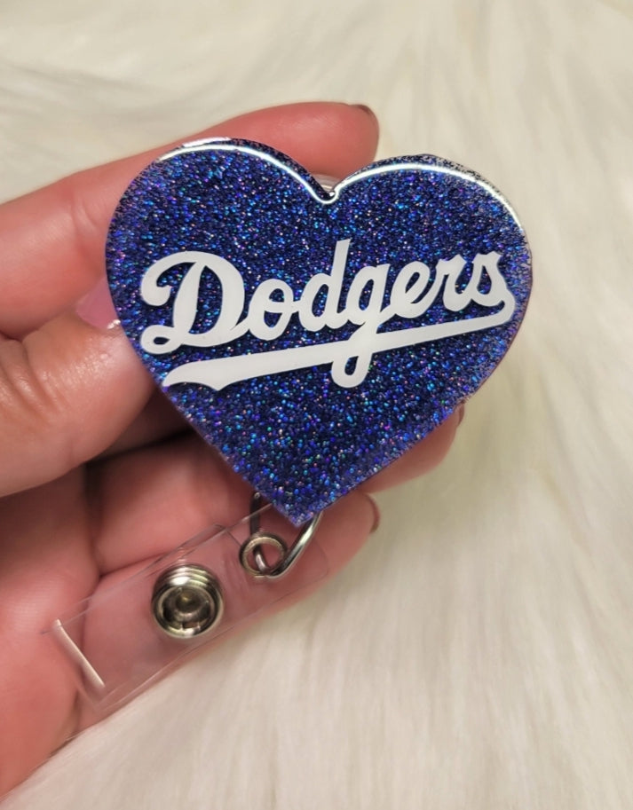 Los Angeles Blue Baseball heart